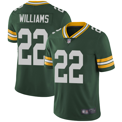 Green Bay Packers Limited Green Men #22 Williams Dexter Home Jersey Nike NFL Vapor Untouchable->youth nfl jersey->Youth Jersey